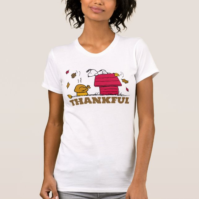Peanuts | Snoopy Be Thankful T-Shirt (Front)