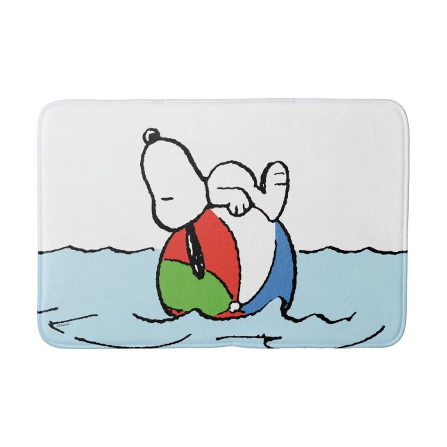 Peanuts | Snoopy Beach Ball Beach Bath Mat (Front)