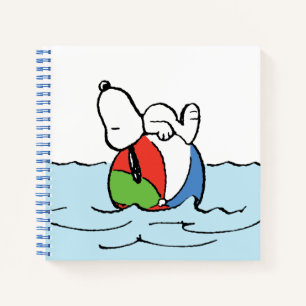 Peanuts   Snoopy Beach Ball Beach Notebook