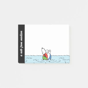 Peanuts   Snoopy Beach Ball Beach Post-it Notes