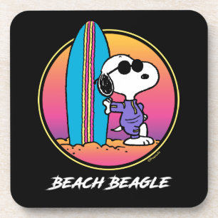Peanuts   Snoopy Beach Beagle Coaster