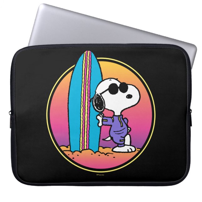 Peanuts | Snoopy Beach Beagle Laptop Sleeve (Front)