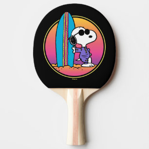 Peanuts   Snoopy Beach Beagle Ping Pong Paddle