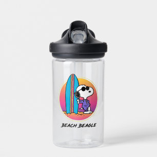 Peanuts   Snoopy Beach Beagle Water Bottle
