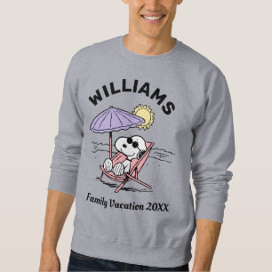 Peanuts   Snoopy Beach Family Vacation Sweatshirt