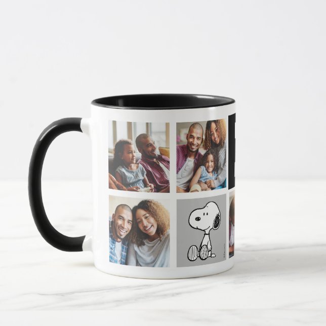 PEANUTS | Snoopy - Best Dad  Photo Collage Mug (Left)