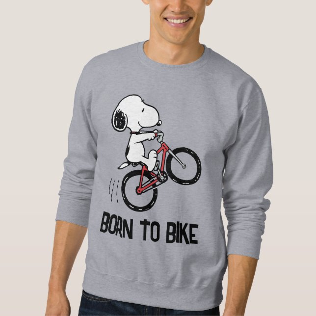 Peanuts | Snoopy Bicycle Wheelie Sweatshirt (Front)