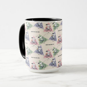 Peanuts   Snoopy Bike Ride Stats Mug