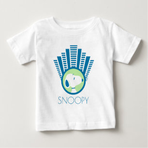 Peanuts   Snoopy Blue Deco Dreams Baby T-Shirt