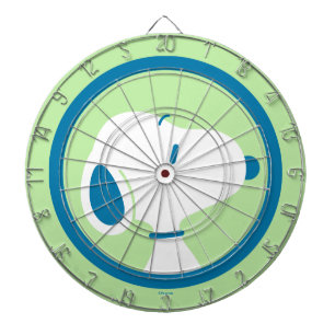 Peanuts   Snoopy Blue Deco Dreams Dartboard