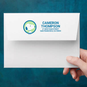 Peanuts   Snoopy Blue Deco Dreams Envelope