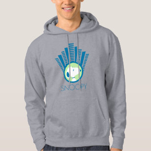 Peanuts   Snoopy Blue Deco Dreams Hoodie