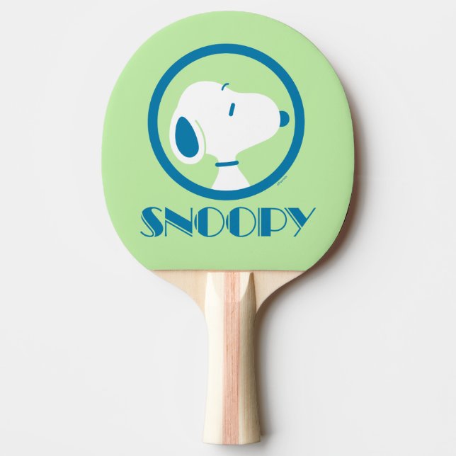 Peanuts | Snoopy Blue Deco Dreams Ping Pong Paddle (Front)