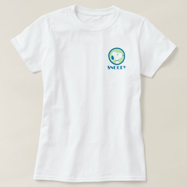 Peanuts | Snoopy Blue Deco Dreams T-Shirt (Design Front)
