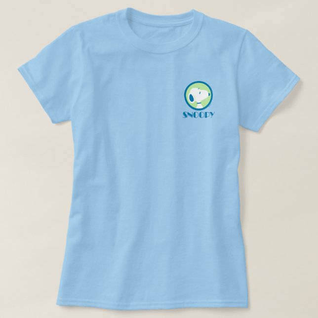 Peanuts | Snoopy Blue Deco Dreams T-Shirt (Design Front)