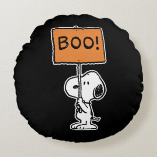 Peanuts   Snoopy Boo! Round Cushion
