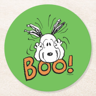 Peanuts   Snoopy Boo Round Paper Coaster