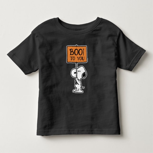 Peanuts | Snoopy Boo! Toddler T-Shirt (Front)