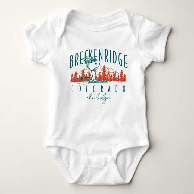 Peanuts | Snoopy Breckenridge Colorado Baby Bodysuit (Front)