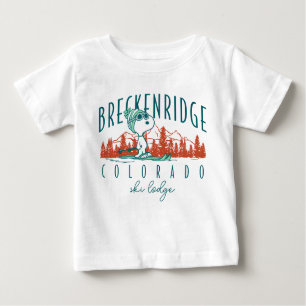 Peanuts   Snoopy Breckenridge Colorado Baby T-Shirt