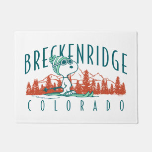 Peanuts   Snoopy Breckenridge Colorado Doormat