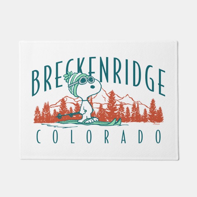 Peanuts | Snoopy Breckenridge Colorado Doormat (Front)