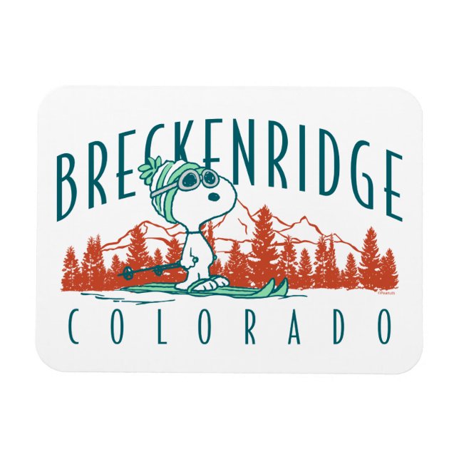 Peanuts | Snoopy Breckenridge Colorado Magnet (Horizontal)