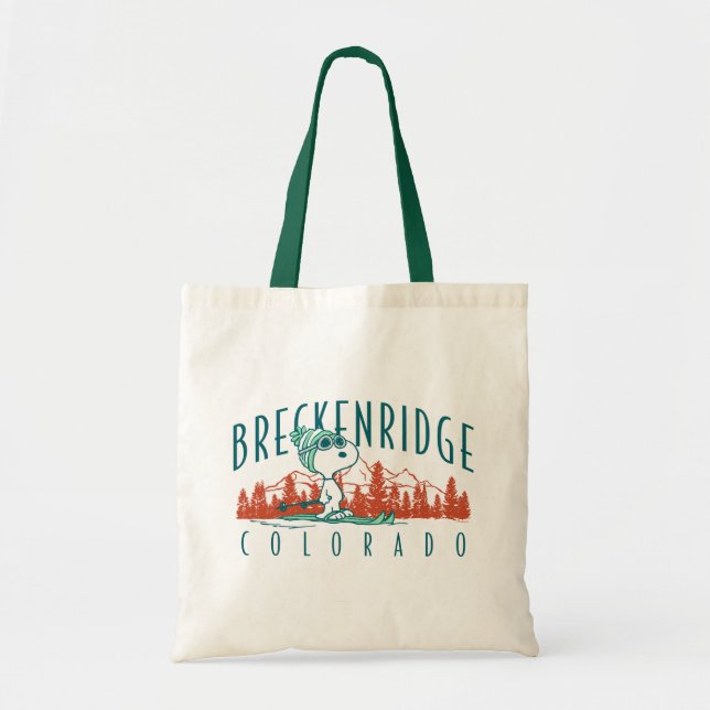 Peanuts | Snoopy Breckenridge Colorado Tote Bag (Front)