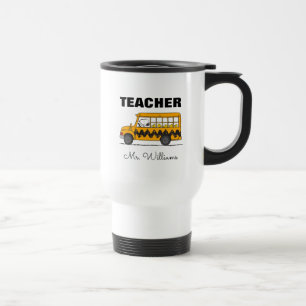 Peanuts   Snoopy Bus Driver Teacher Travel Mug