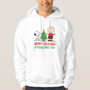 Peanuts   Snoopy & Charlie Brown Christmas Tree Hoodie
