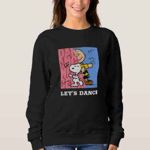 Peanuts   Snoopy & Charlie Brown Half & Half Dance Sweatshirt
