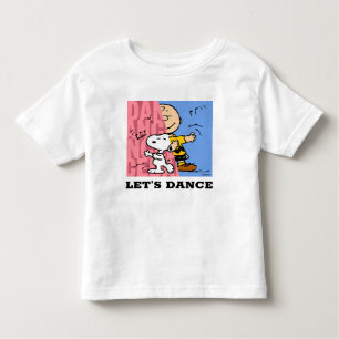 Peanuts   Snoopy & Charlie Brown Half & Half Dance Toddler T-Shirt