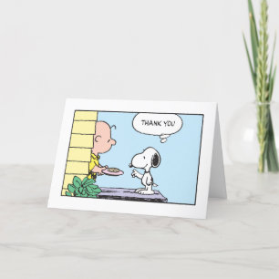Peanuts   Snoopy & Charlie Brown Thank You Card