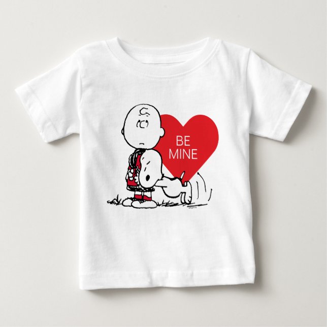 Peanuts | Snoopy & Charlie Brown Valentine Baby T-Shirt (Front)