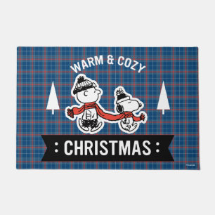 Peanuts   Snoopy & Charlie Brown Warm & Cosy Doormat