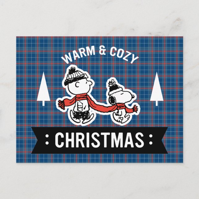 Peanuts | Snoopy & Charlie Brown Warm & Cosy Postcard (Front)