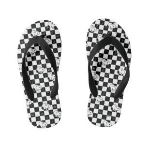 Peanuts   Snoopy Chequered Flag Kid's Thongs