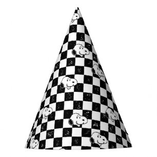 Peanuts   Snoopy Chequered Flag Party Hat