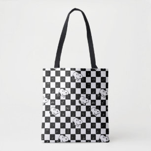 Peanuts Snoopy Chequered Flag Tote Bag