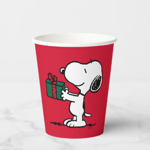 Peanuts   Snoopy Christmas Gift Giver Paper Cups