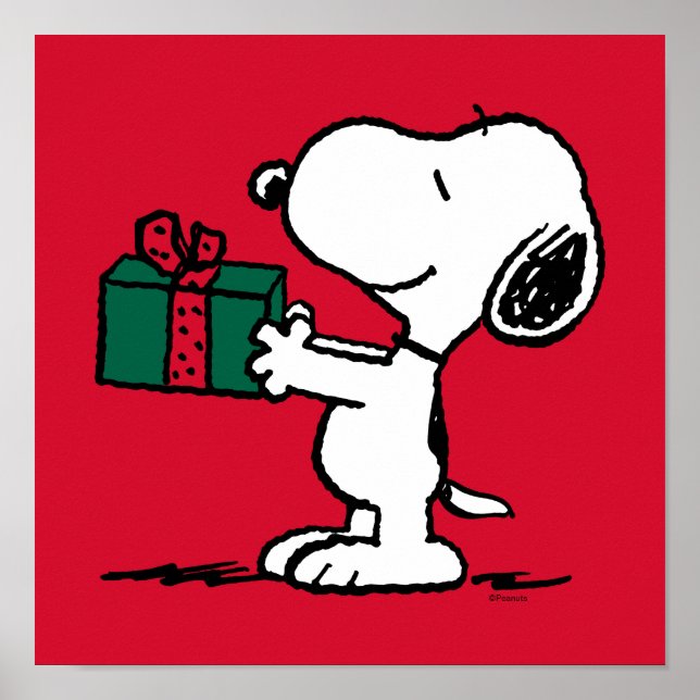 Peanuts | Snoopy Christmas Gift Giver Poster (Front)