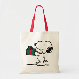 Peanuts   Snoopy Christmas Gift Giver Tote Bag