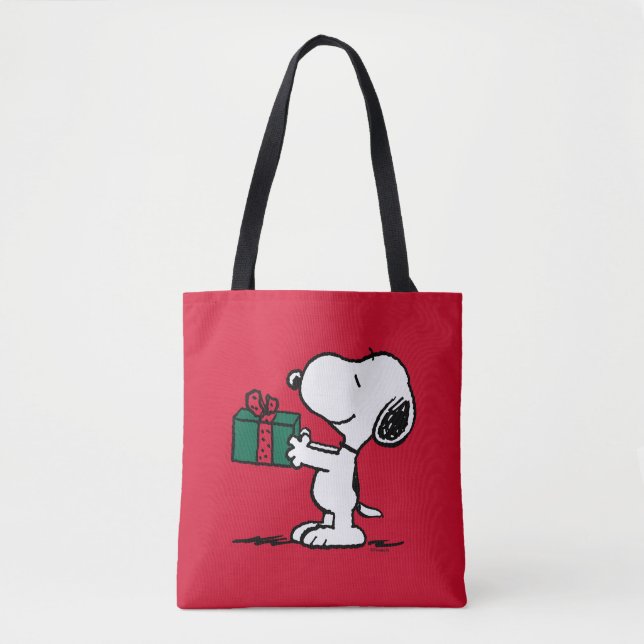 Peanuts | Snoopy Christmas Gift Giver Tote Bag (Front)