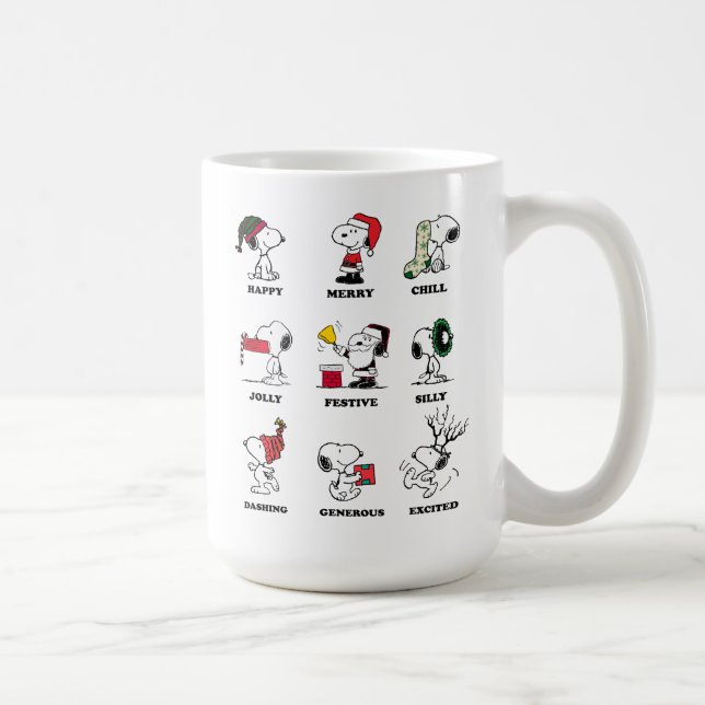 Peanuts | Snoopy Christmas Holiday Moods Coffee Mug (Right)