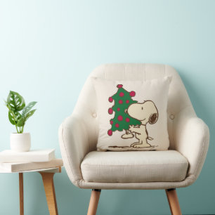 Peanuts   Snoopy Christmas Tree Cushion