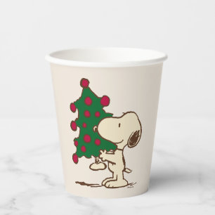 Peanuts   Snoopy Christmas Tree Paper Cups