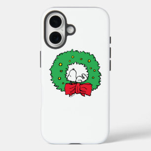 Peanuts   Snoopy Christmas Wreath iPhone 16 Case