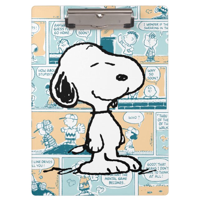 Peanuts | Snoopy Comic Pattern Clipboard (Front)