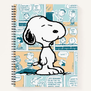 Peanuts   Snoopy Comic Pattern Notebook