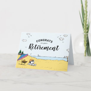 Peanuts   Snoopy Congrats on Your Retirement Card